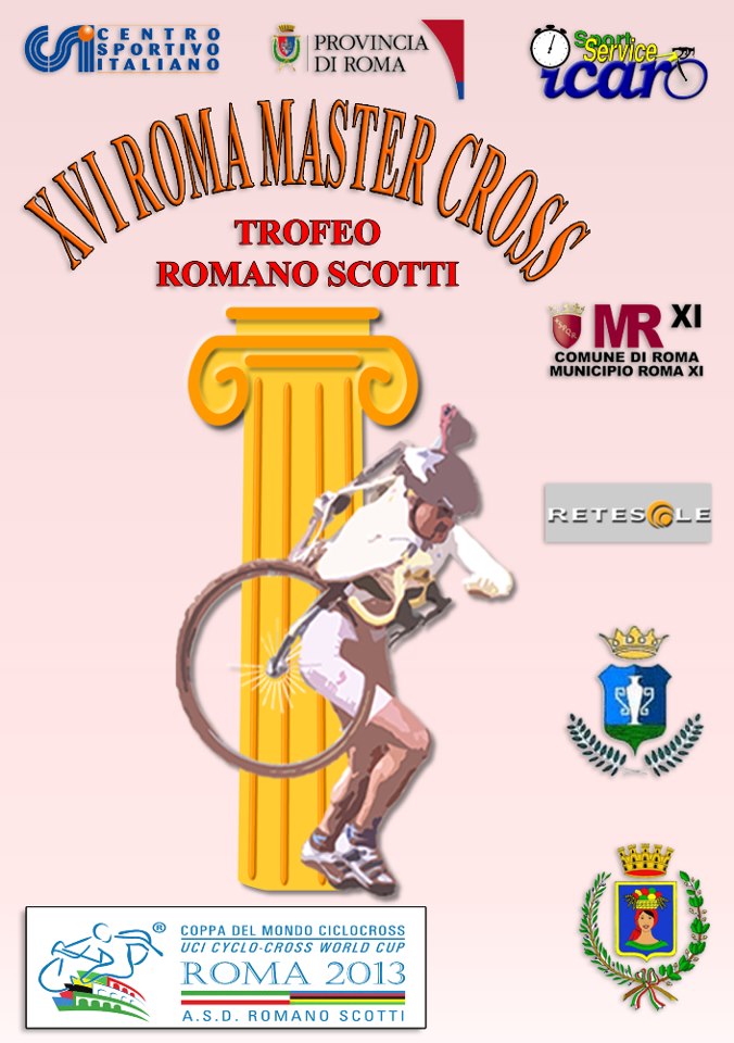 Ciclismo, ciclocross: al campus universitario  di Tor Vergata si chiude l’anno agonistico 2012 con il Roma master cross – trofeo Romano Scotti