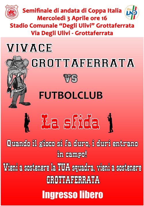 Coppa Italia Promozione, tutto pronto per Vivace – Futbolclub