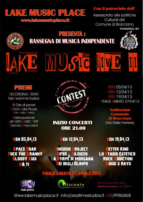 Il vicesindaco di Bracciano Nardelli: “Lake Music Live Contest vetrina per band indipendenti”