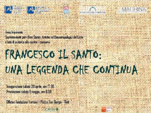 Concorso artistico “Francesco il Santo: una leggenda che continua”