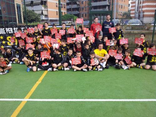 Romanina calcio a 5, che festa per l’Arsenal Day