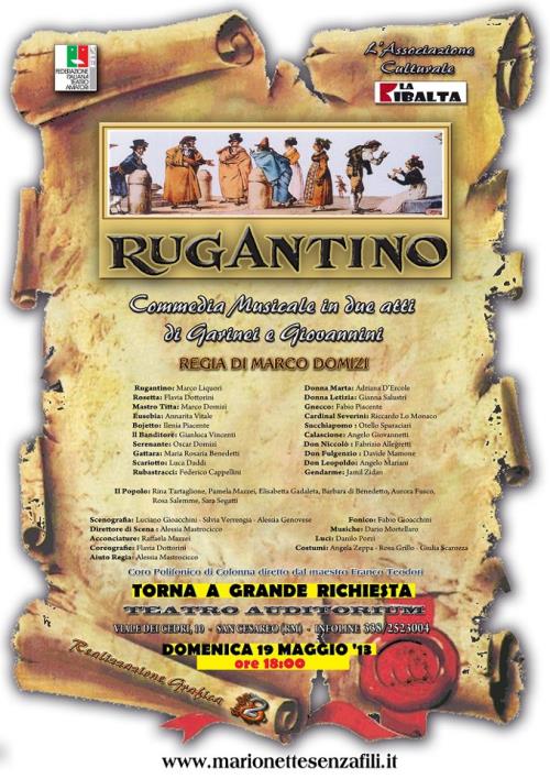 Marionette senza fili annuncia il ritorno di Rugantino