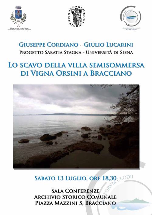 Bracciano e gli scavi della villa semisommersa di Vigna Orsini