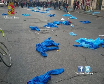 Manifestazione Movimenti per la Casa, 5 arrestati e 2 denunciati il bilancio delle guerra urbana