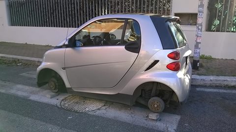 Ladri di ruote d’auto a Fonte Laurentina: scatta la segnalazione su Fb