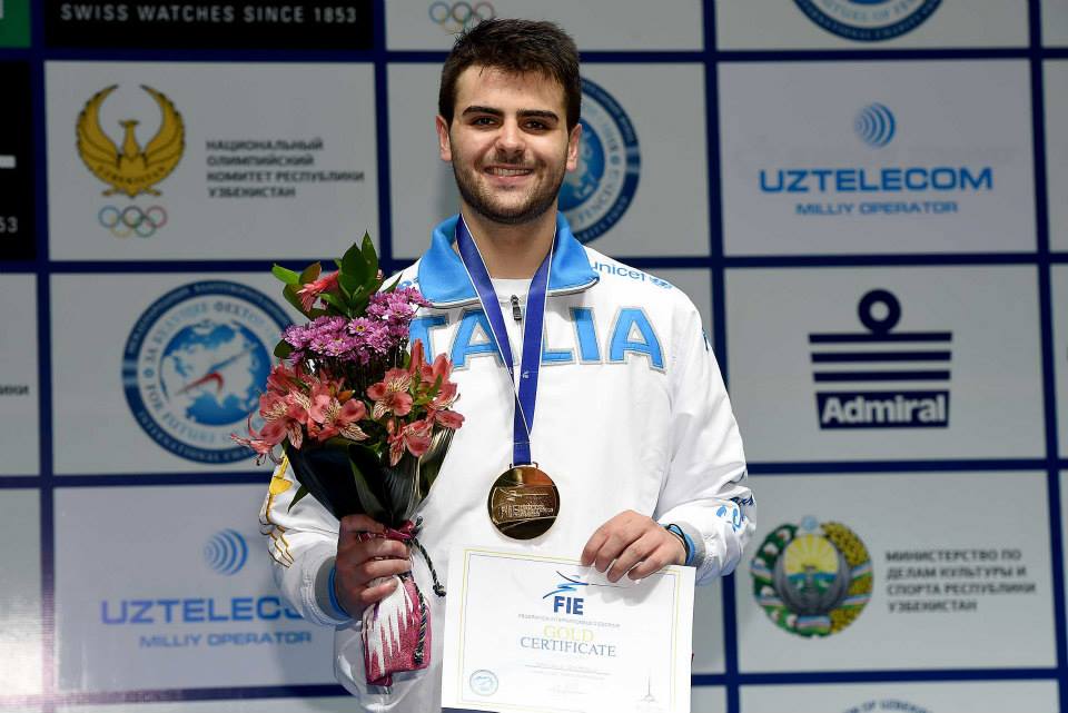 Frascati Scherma: strepitoso Rosatelli, è campione del mondo Giovani