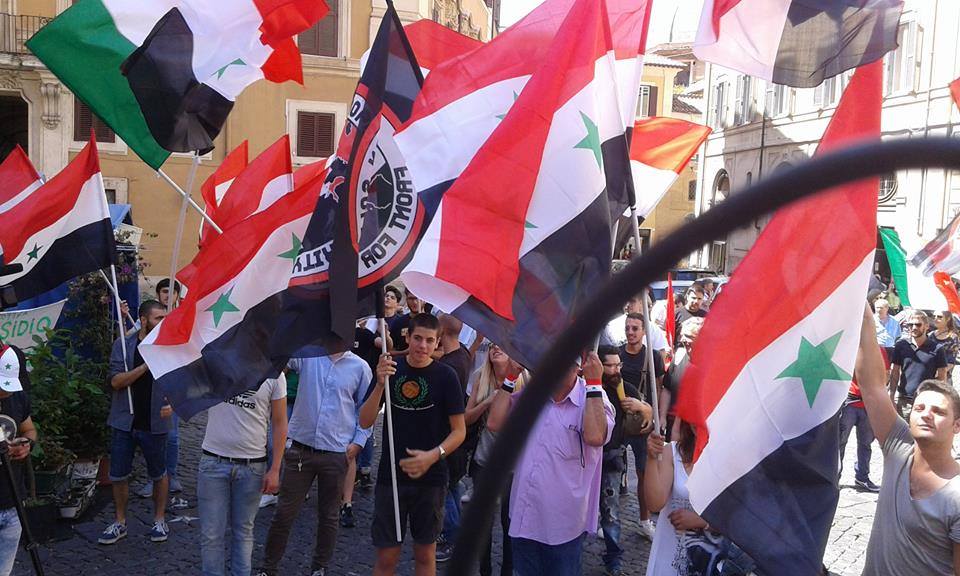 Roma: scende in piazza il Fronte Europeo per la Siria