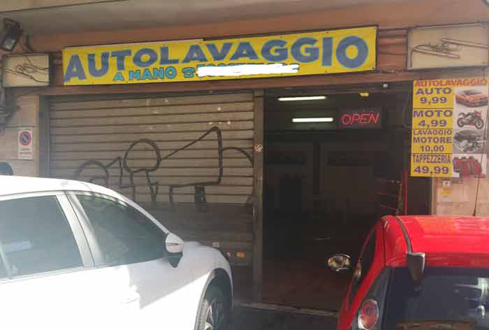 Ciampino, operazione “Car Wash”. Chiusi 3 autolavaggi a mano