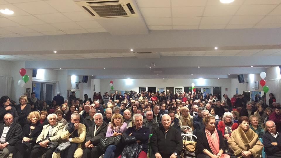 Marino, 500 persone per brindisi di Natale di “Costruiamo il Decentramento”