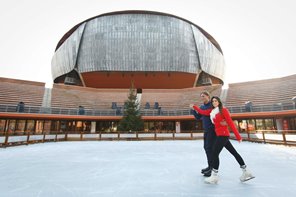 Il fascino del Parco del ghiaccio all’Auditorium di Roma