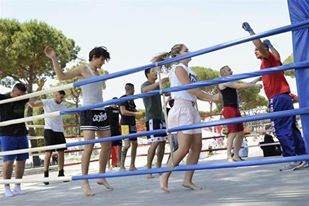 I campioni della kickboxing alla Festa dello Sport Coni