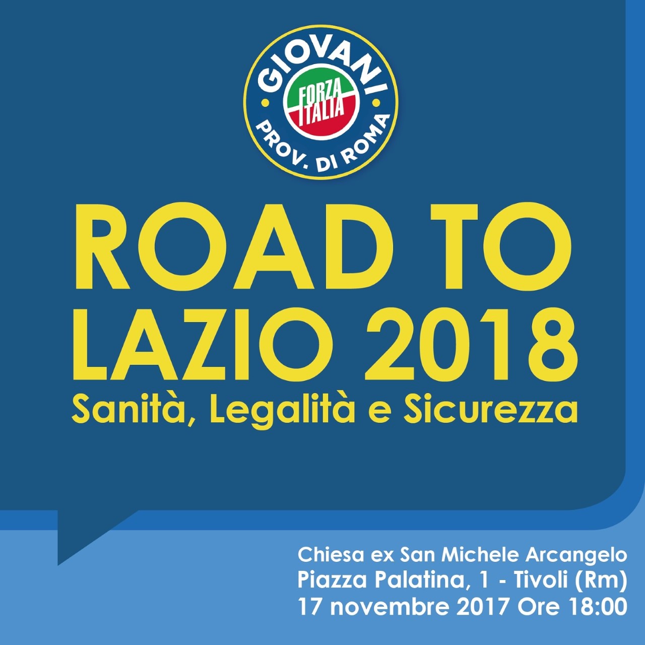 Road to Lazio 2018 – Salute, Legalità, Sicurezza