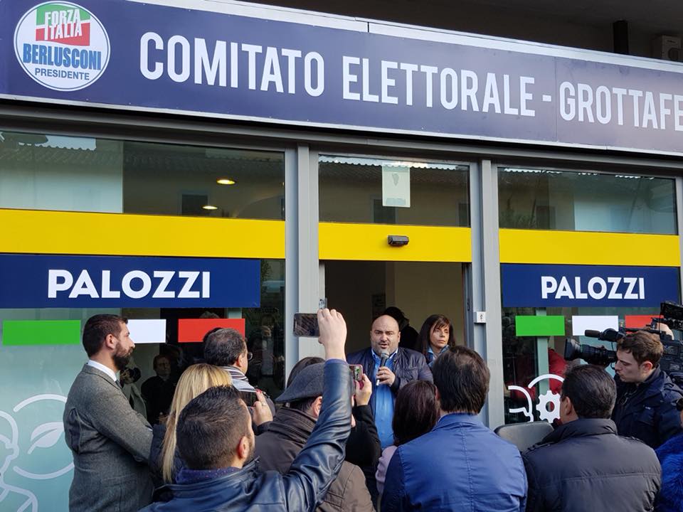 Bagno di folla per il comitato elettorale di Palozzi a Grottaferrata