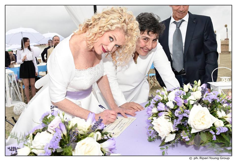 Tanti vip al matrimonio/evento della famosa fotografa Barbara Gallozzi