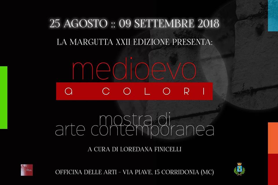 la mostra “Medioevo a colori” nella splendida cornice dell’Officina delle Arti a Corridonia