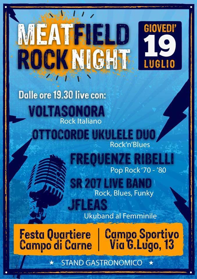 Meatfield Rock Night, torna il rock a Campo di Carne