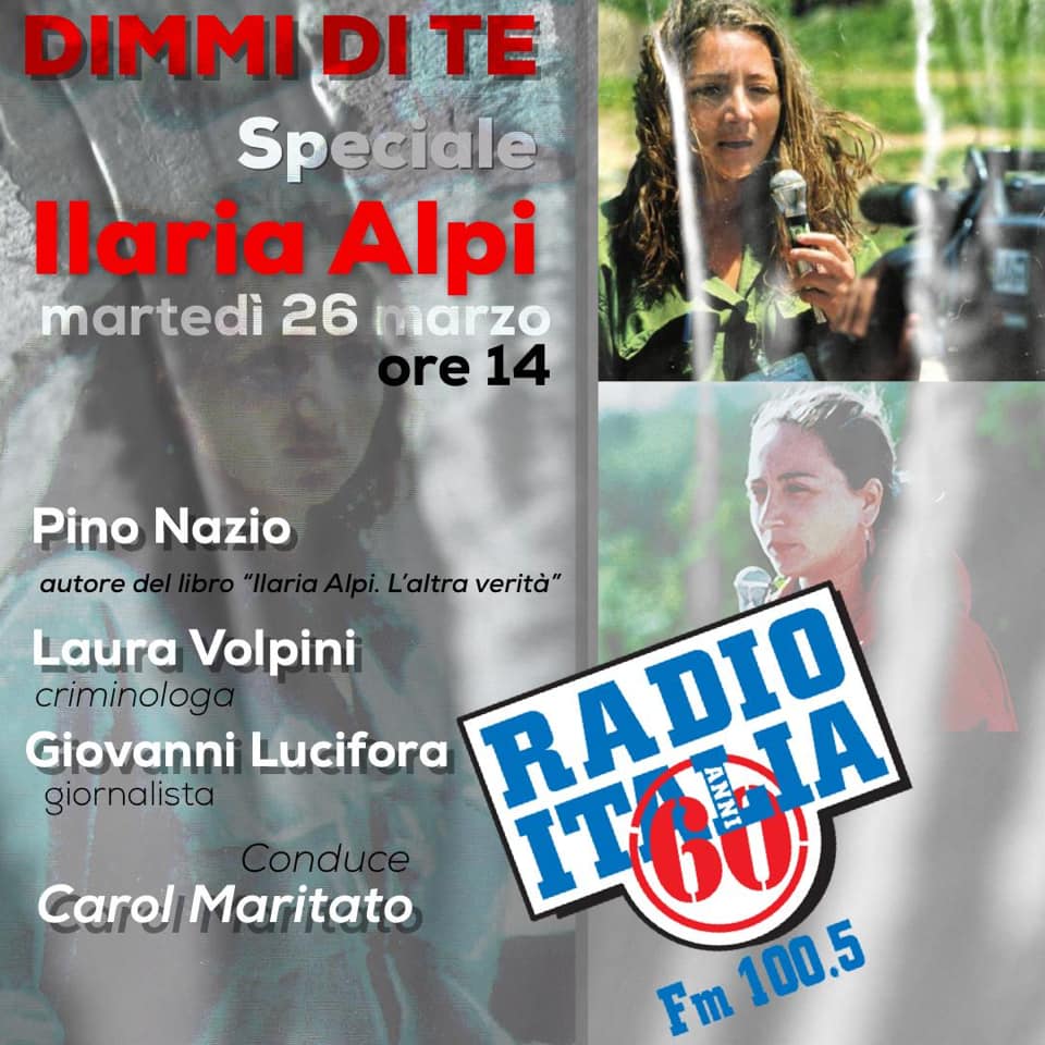 In radio puntata speciale a 25 anni dalla scomparsa di Ilaria Alpi