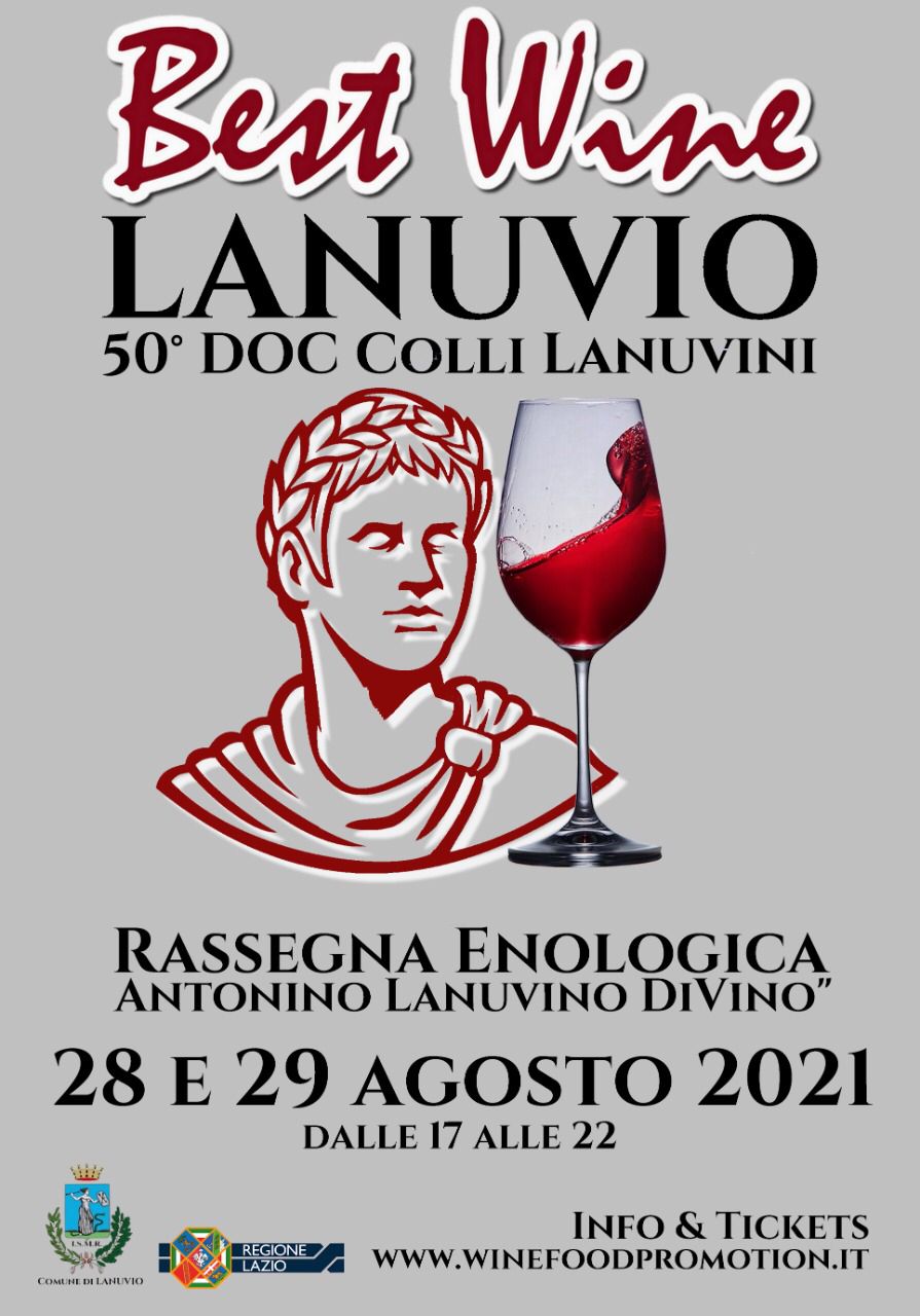 Eventi, torna a Lanuvio il Best Wine 2021