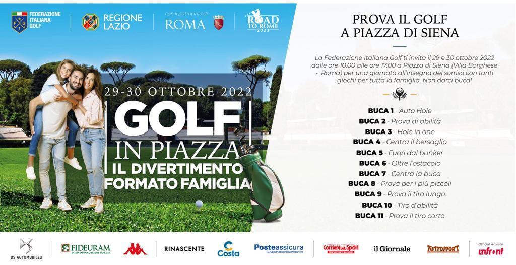 “Road to Rome 2023” : a Villa Borghese il golf è per tutti