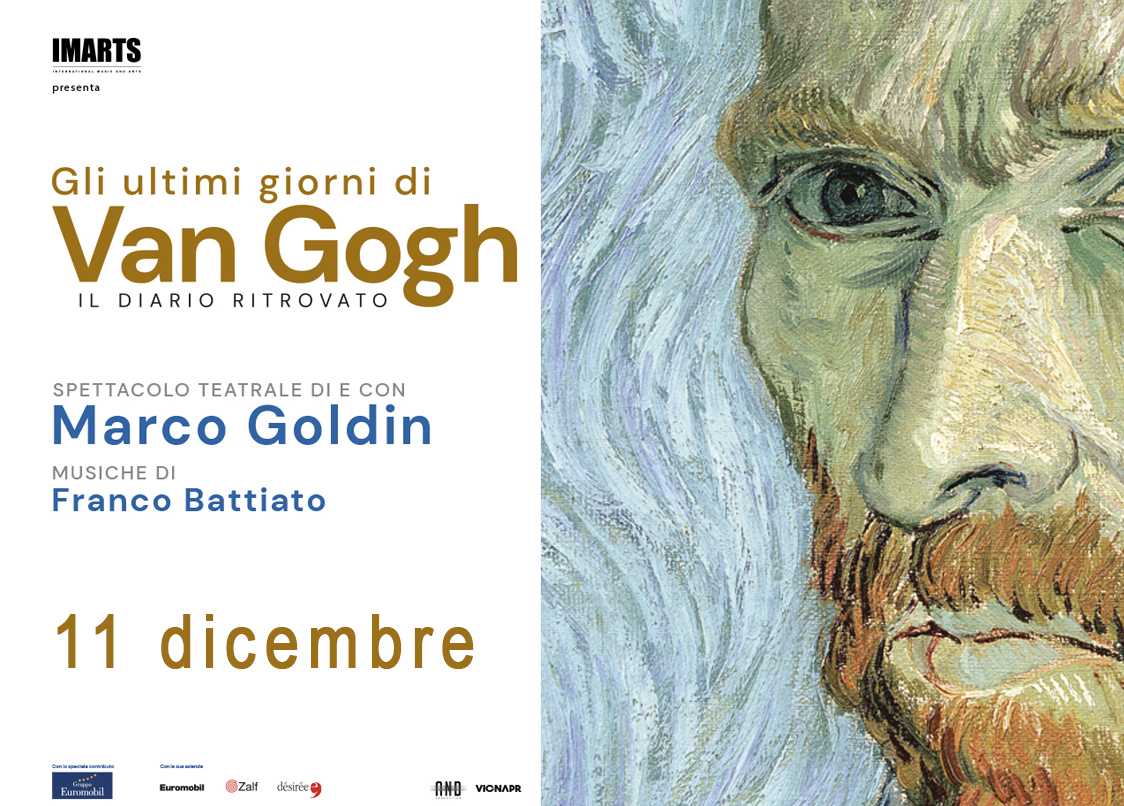 Marco Goldin porta in scena “Gli ultimi giorni di Van Gogh. Il diario ritrovato”: il fascino malinconico dell’artista incanta il pubblico del Teatro Olimpico
