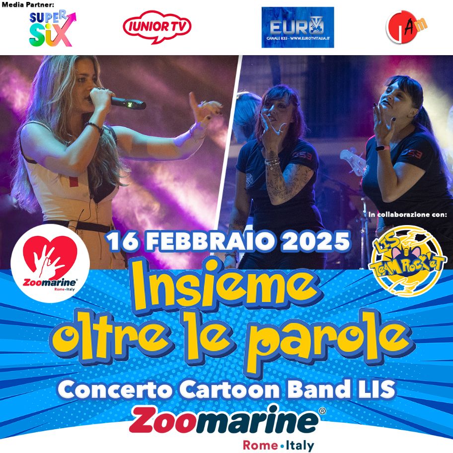 “Insieme oltre le parole”, cosplayer a rapporto: a Zoomarine divertimento inclusivo e accessibile con i gilet sensoriali per sordi e il concerto della cartoon band LisTeam Rock’et